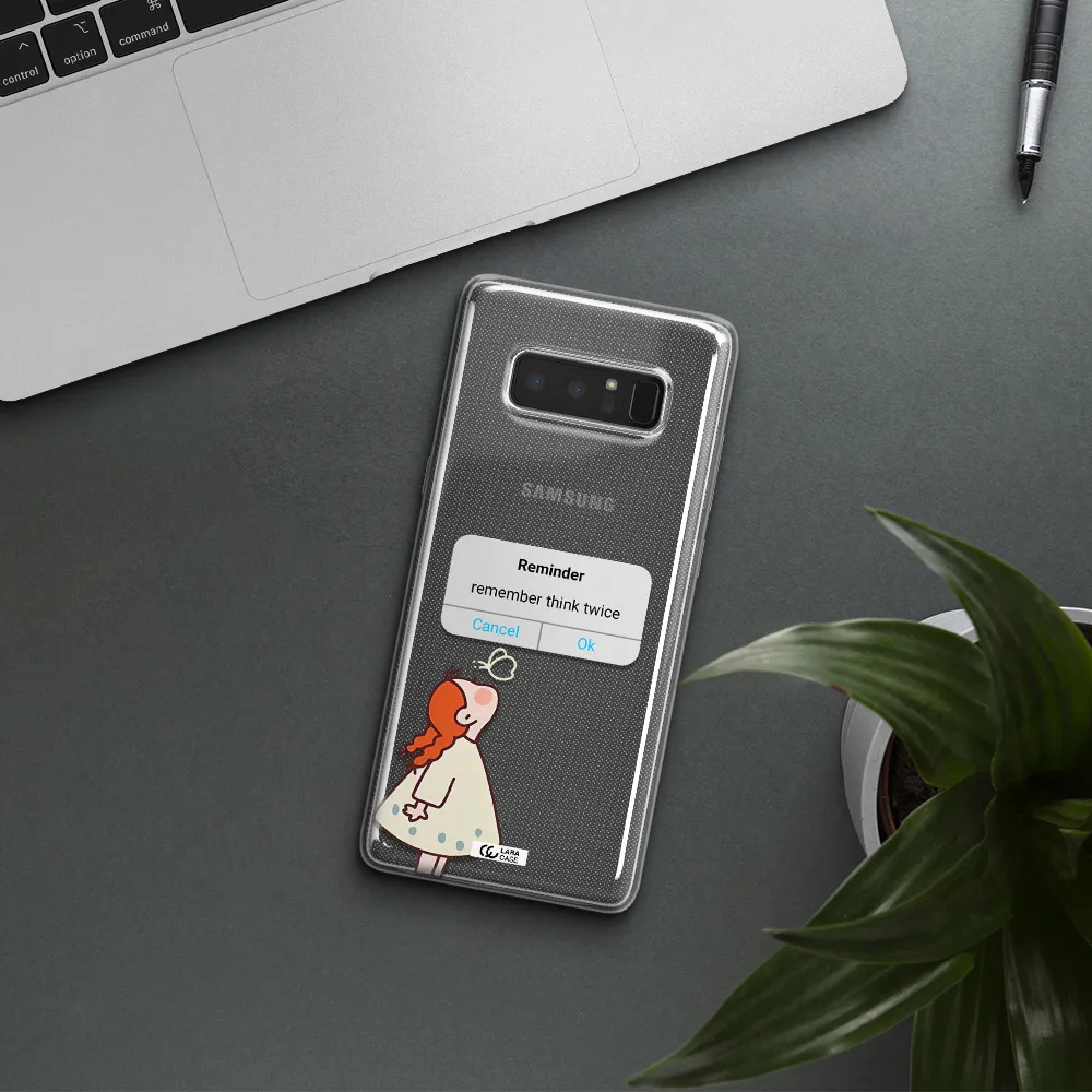 A Screenshot Of A Phone Samsung Note 8 Clear Tpu Case