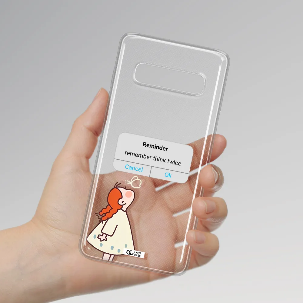A Screenshot Of A Phone Samsung S10 Clear Tpu Case