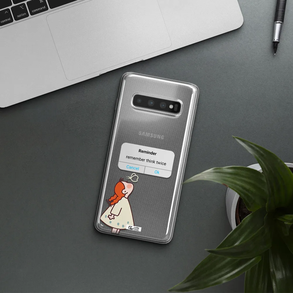 A Screenshot Of A Phone Samsung S10 Clear Tpu Case