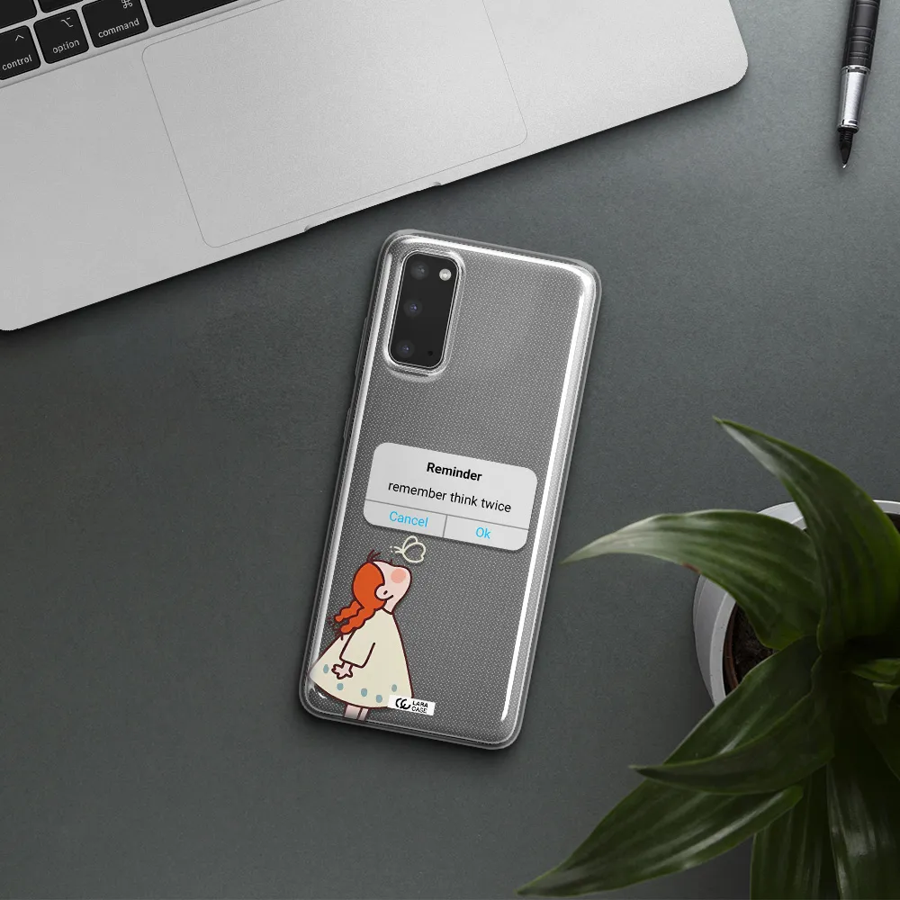 A Screenshot Of A Phone Samsung S20 Clear Tpu Case