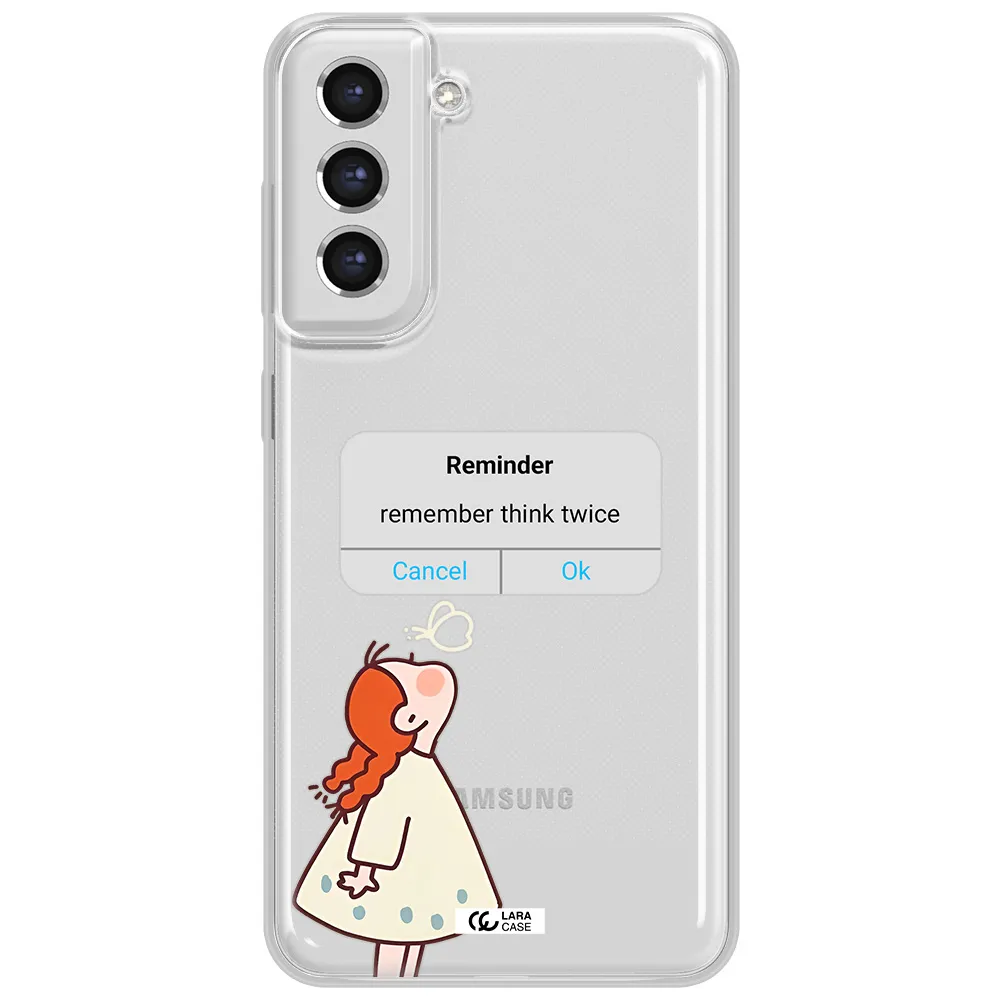 A Screenshot Of A Phone Samsung S21 Fe Clear Tpu Case