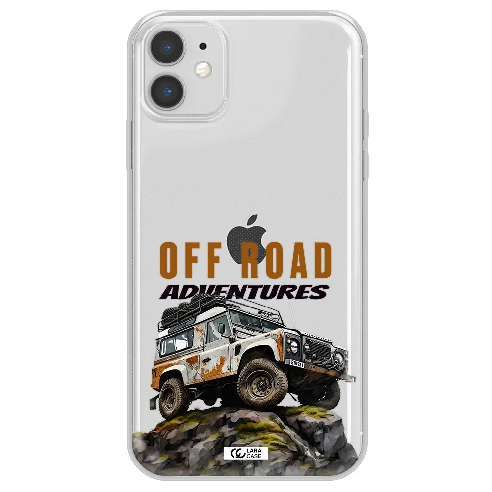 A Car With Rust On Top Apple Iphone 11 Clear Tpu Case