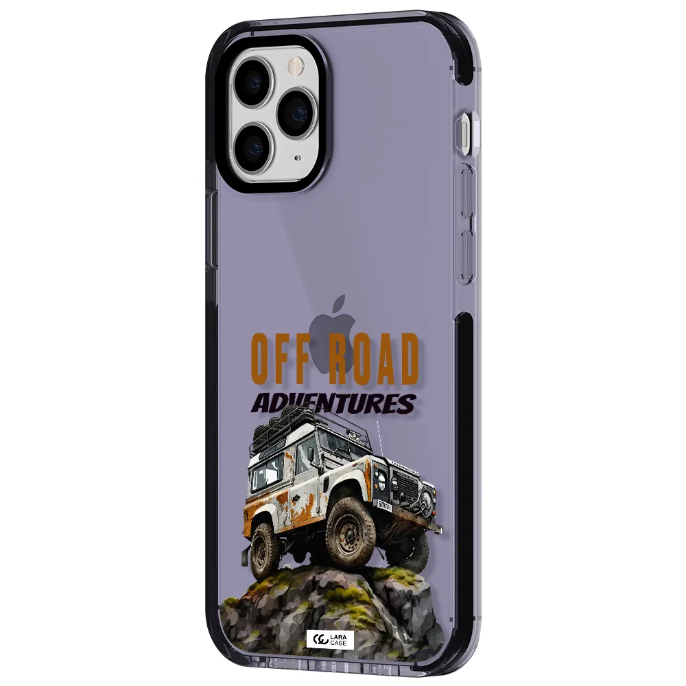 a car with rust on top Apple iPhone 11 pro max impact Lilac Case