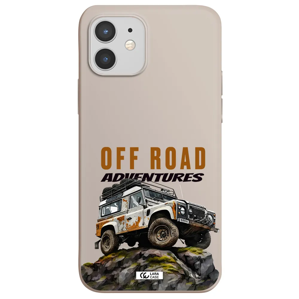 a car with rust on top Apple iPhone 12 mini Silicone Stone Case