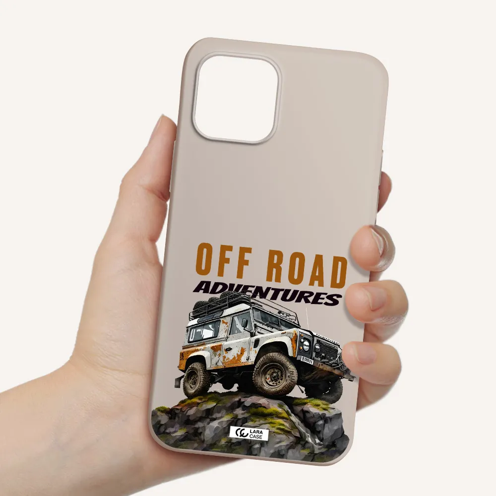 a car with rust on top Apple iPhone 12 mini Silicone Stone Case
