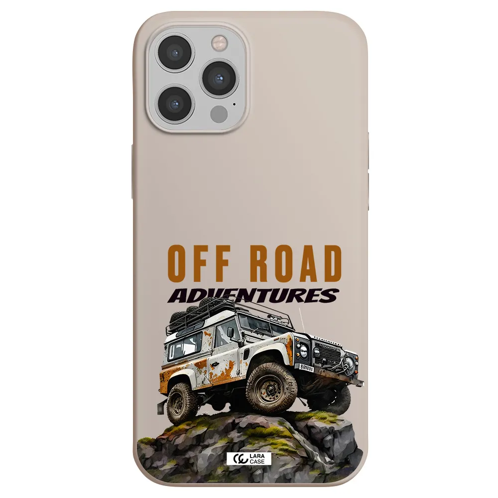 a car with rust on top Apple iPhone 12 pro Silicone Stone Case