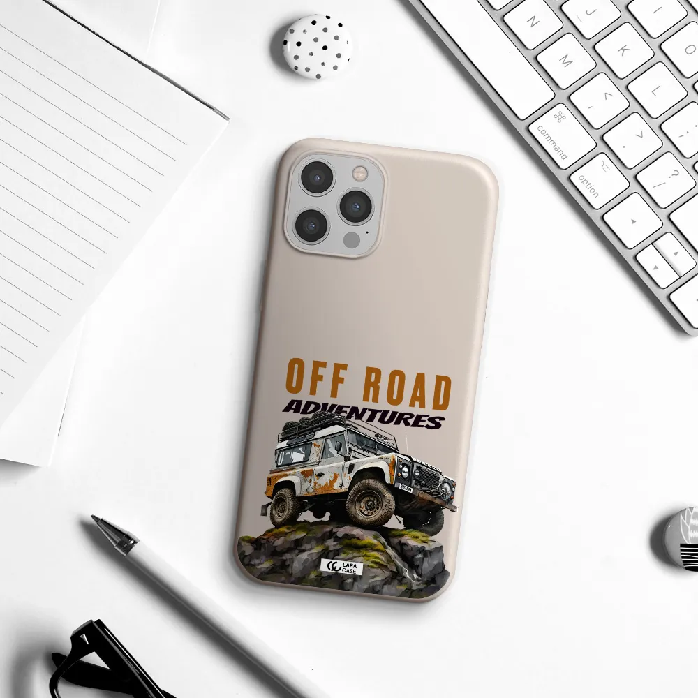 a car with rust on top Apple iPhone 12 pro Silicone Stone Case