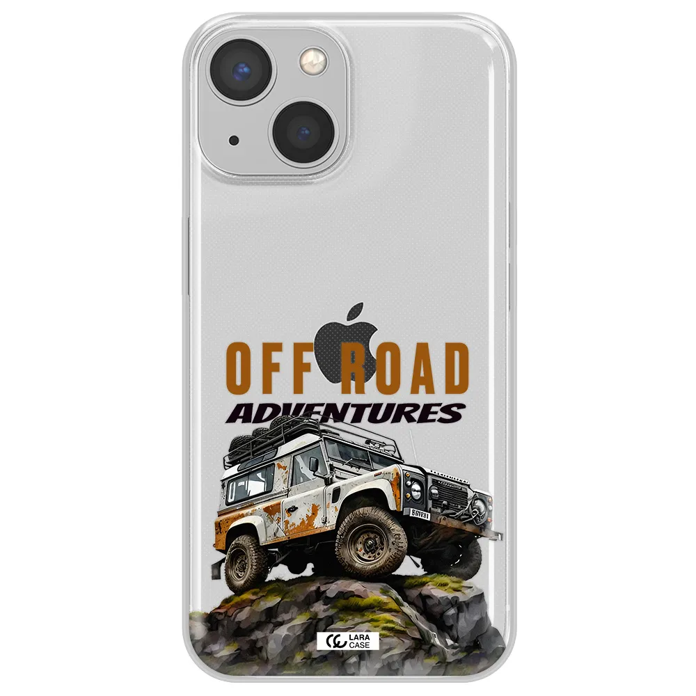 A Car With Rust On Top Apple Iphone 13 Clear Tpu Case