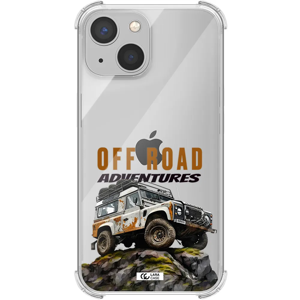 a car with rust on top Apple iPhone 13 mini Clear PC Case