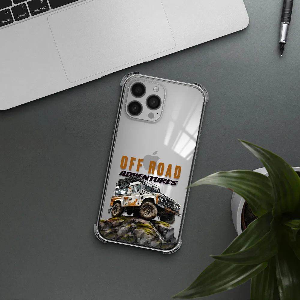 a car with rust on top Apple iPhone 13 Pro Clear PC Case