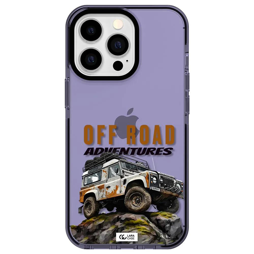a car with rust on top Apple iPhone 13 Pro impact Lilac Case