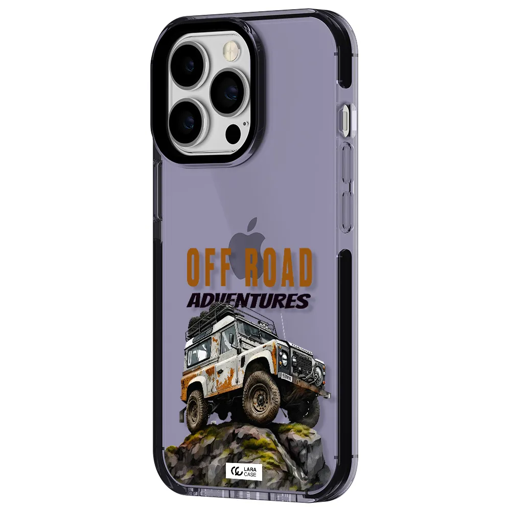 a car with rust on top Apple iPhone 13 Pro impact Lilac Case