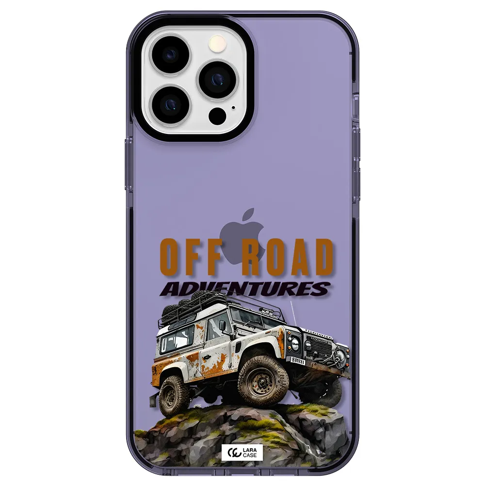 a car with rust on top Apple iPhone 13 Pro Max impact Lilac Case