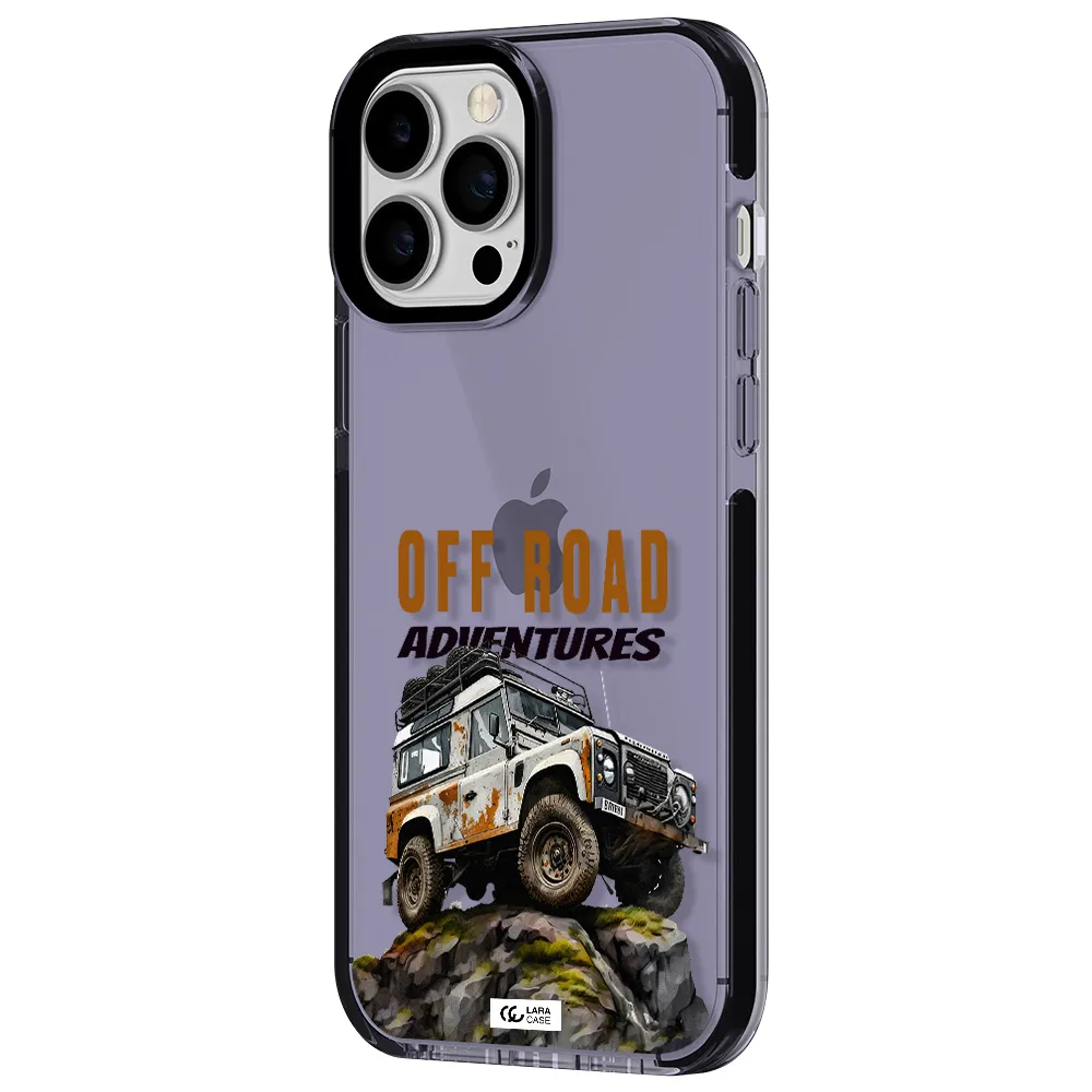 a car with rust on top Apple iPhone 13 Pro Max impact Lilac Case
