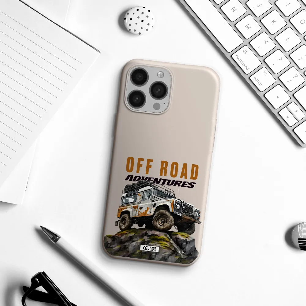 a car with rust on top Apple iPhone 13 Pro Max Silicone Stone Case