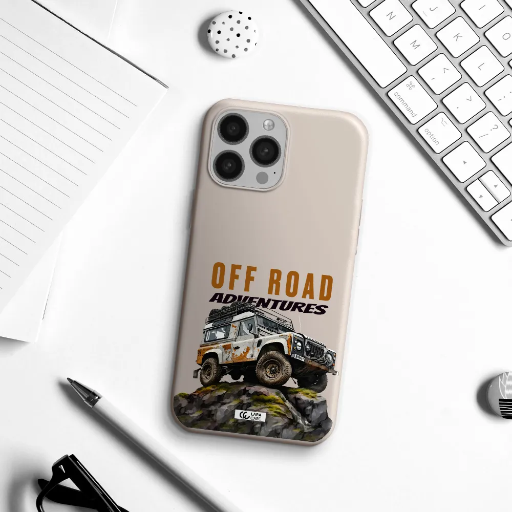 a car with rust on top Apple iPhone 13 Pro Silicone Stone Case