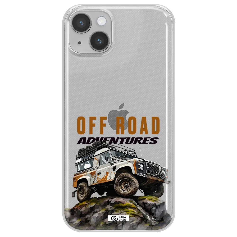 A Car With Rust On Top Apple Iphone 14 Clear Tpu Case