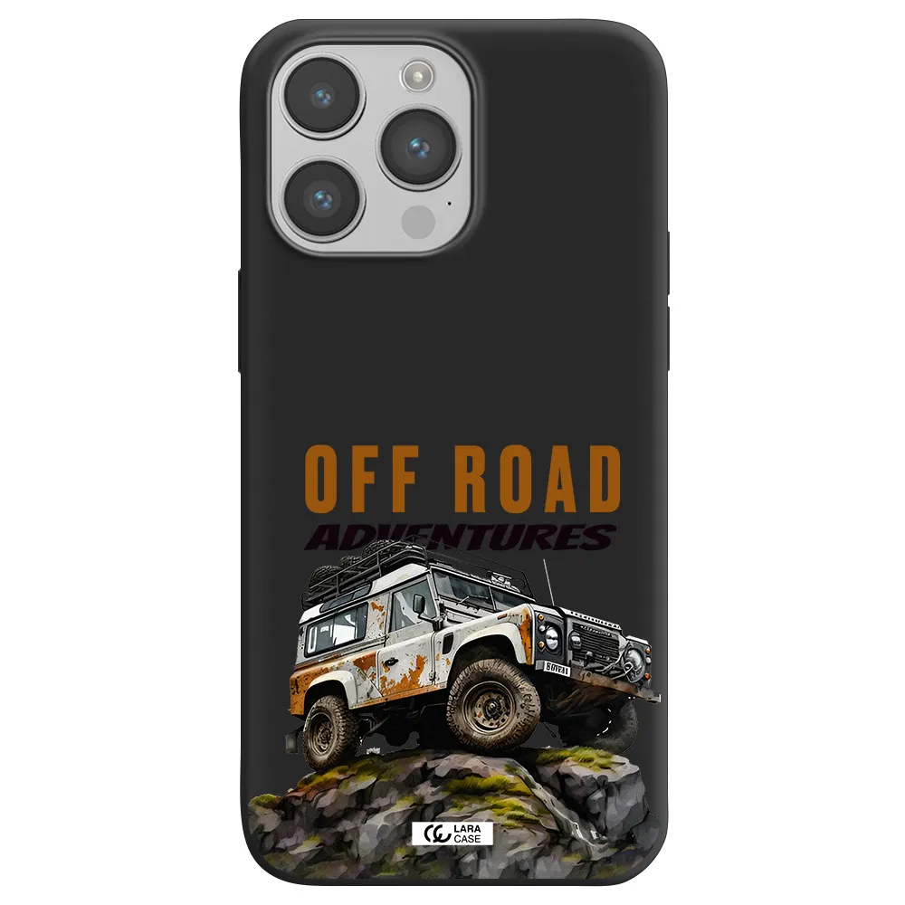a car with rust on top Apple iPhone 14 pro max Silicone black Case