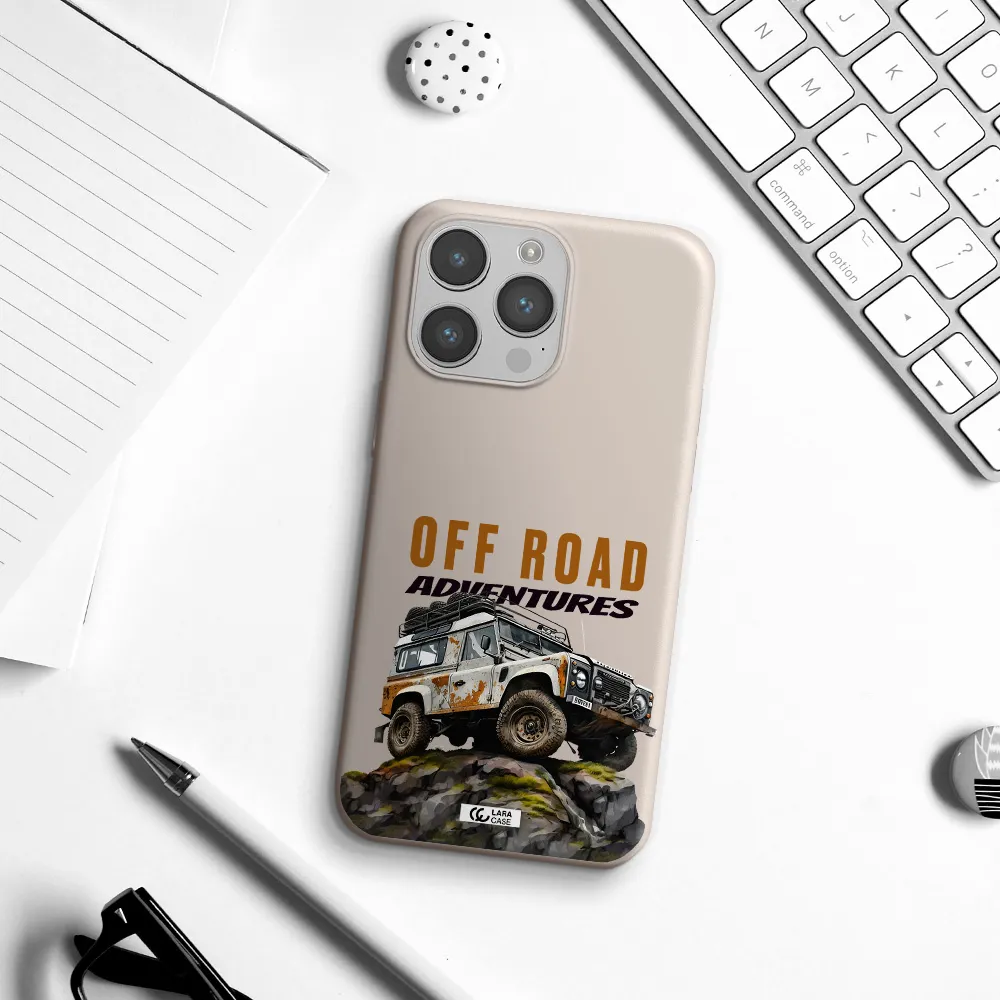 a car with rust on top Apple iPhone 14 pro max Silicone Stone Case