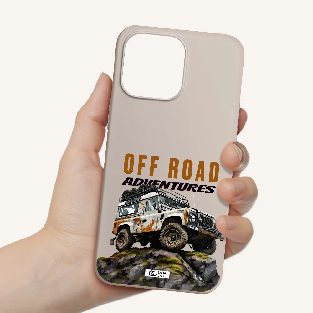 a car with rust on top Apple iPhone 14 pro Silicone Stone Case