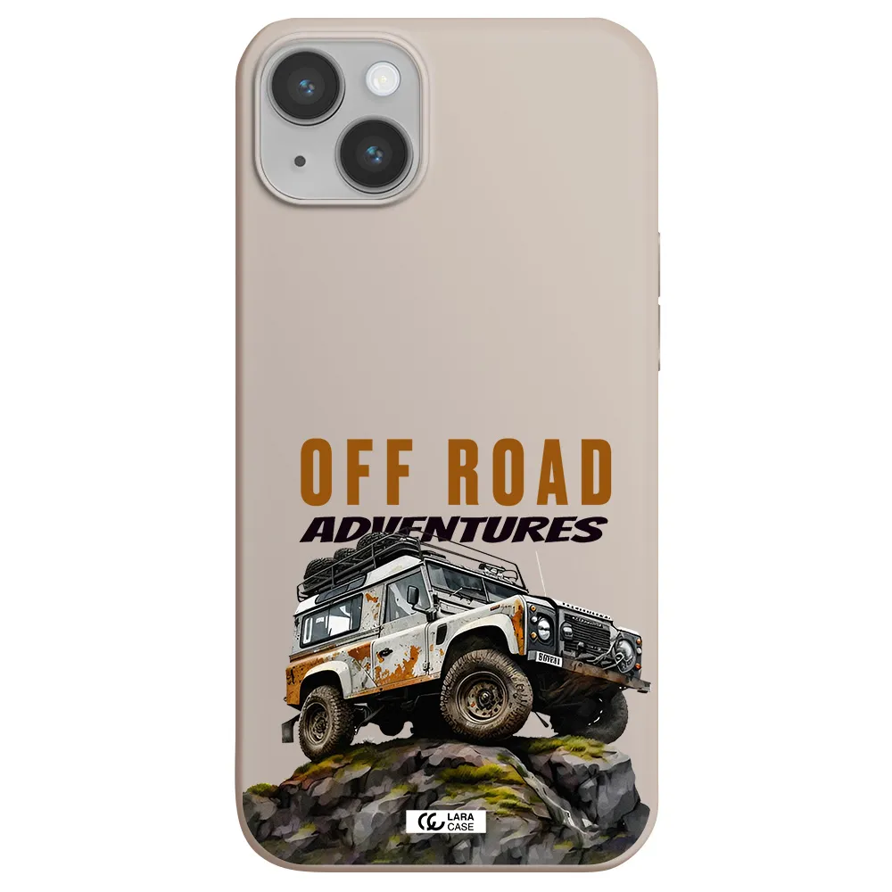 a car with rust on top Apple iPhone 14 Silicone Stone Case