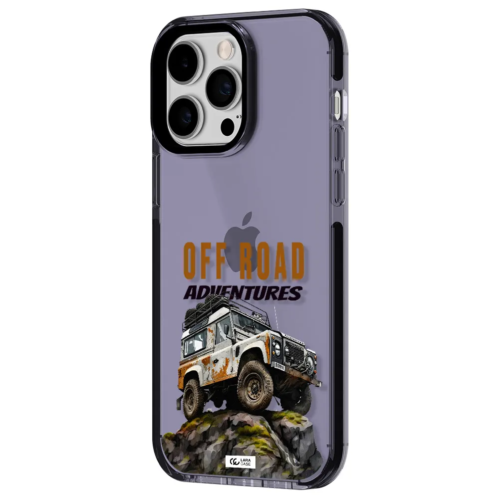 a car with rust on top Apple iPhone 15 Pro impact Lilac Case