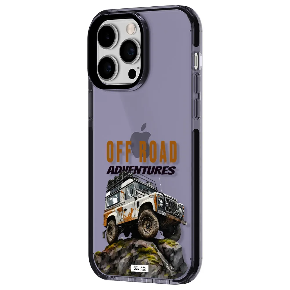 a car with rust on top Apple iPhone 15 Pro Max impact Lilac Case