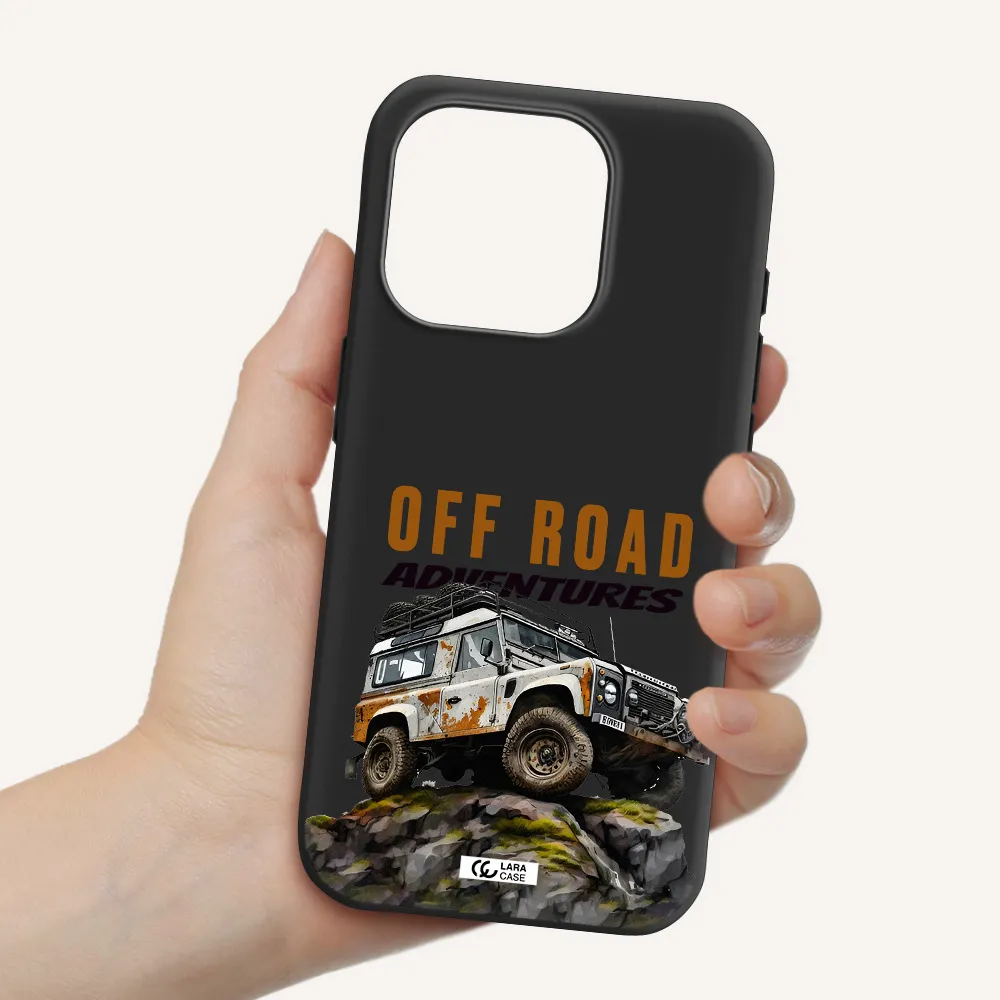 A Car With Rust On Top Apple Iphone 15 Pro Silicone Black Case