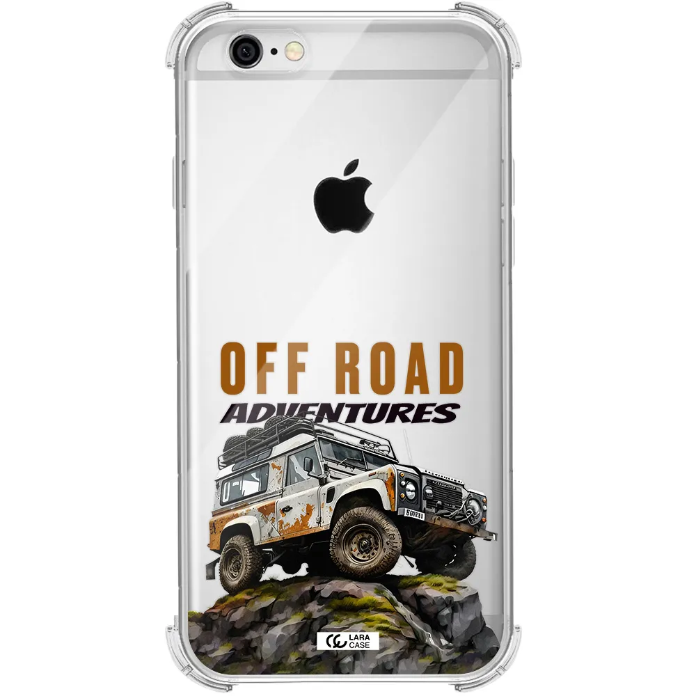 a car with rust on top Apple iPhone 6 Clear PC Case