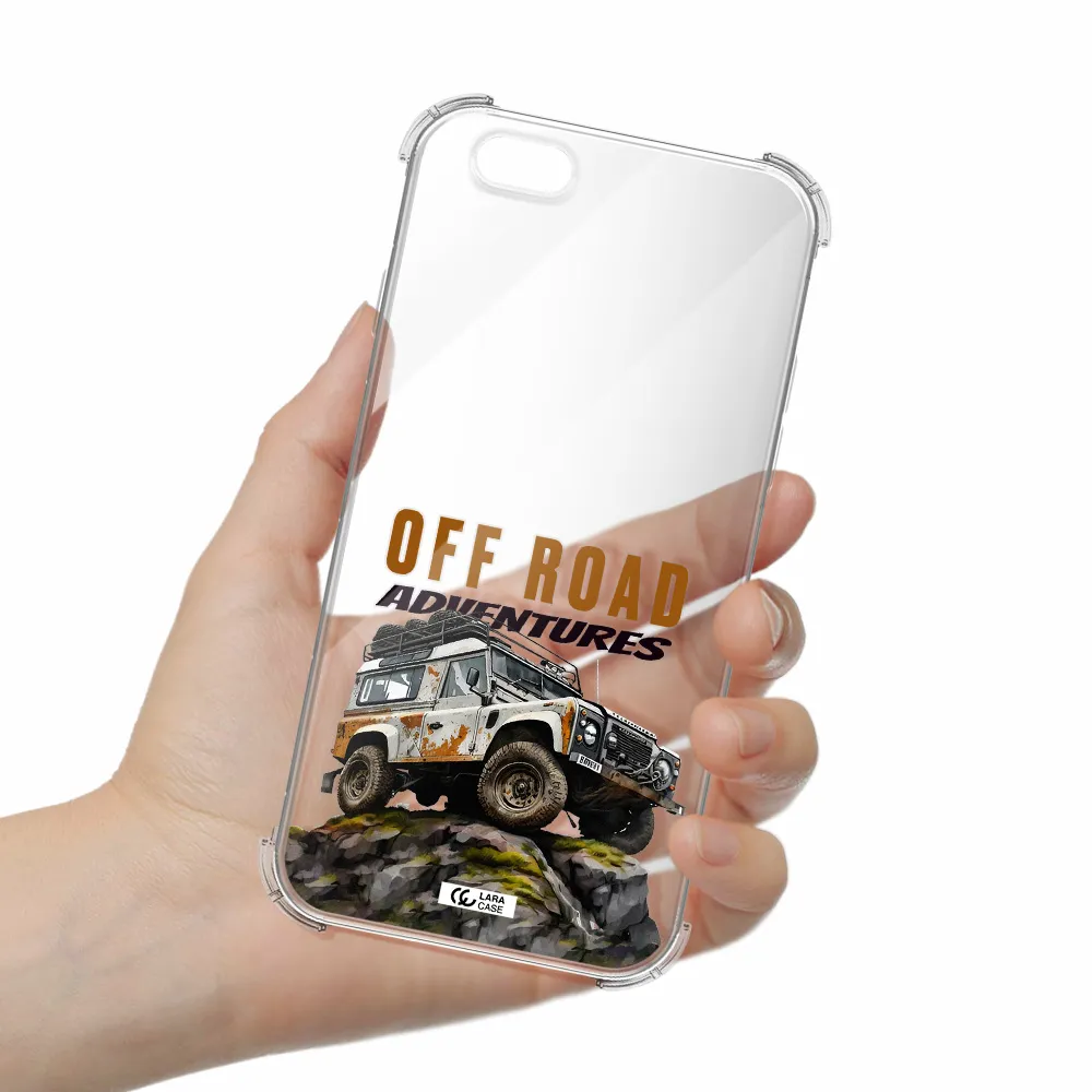 a car with rust on top Apple iPhone 6 Clear PC Case