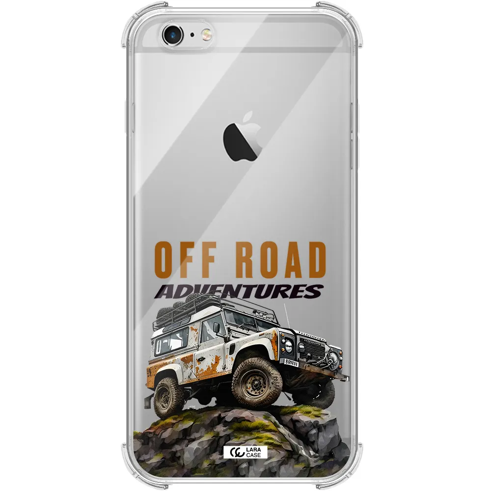 a car with rust on top Apple iPhone 6 plus Clear PC Case