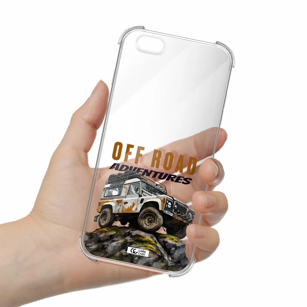 a car with rust on top Apple iPhone 6 plus Clear PC Case