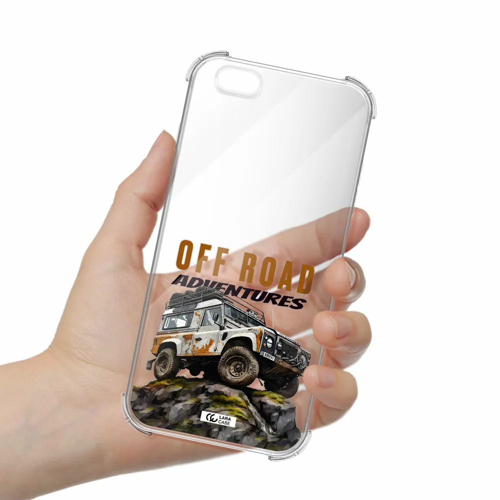 a car with rust on top Apple iPhone 6 s plus Clear PC Case