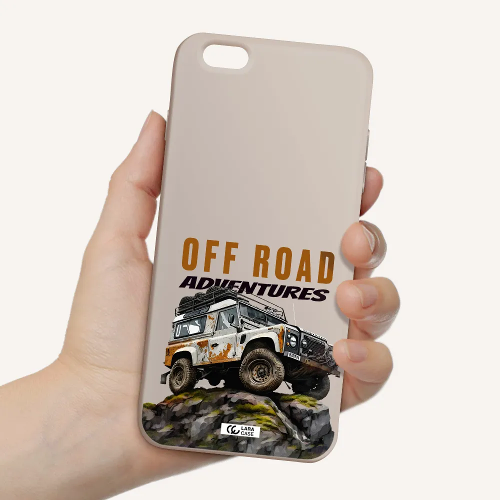 a car with rust on top Apple iPhone 6 s plus Silicone Stone Case