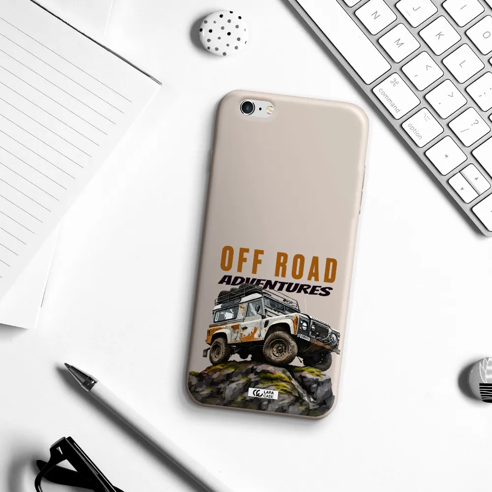 a car with rust on top Apple iPhone 6 s plus Silicone Stone Case
