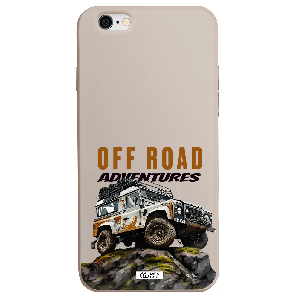 a car with rust on top Apple iPhone 6 Silicone Stone Case