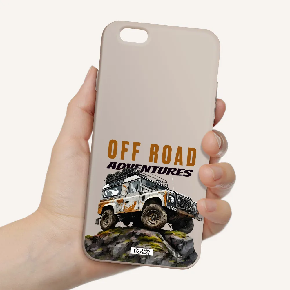 a car with rust on top Apple iPhone 6 Silicone Stone Case