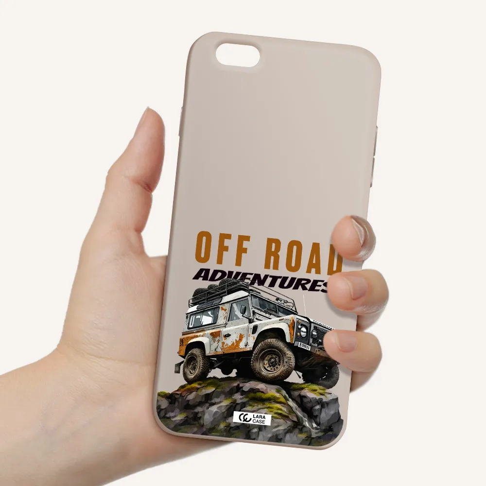 a car with rust on top Apple iPhone 6S Silicone Stone Case