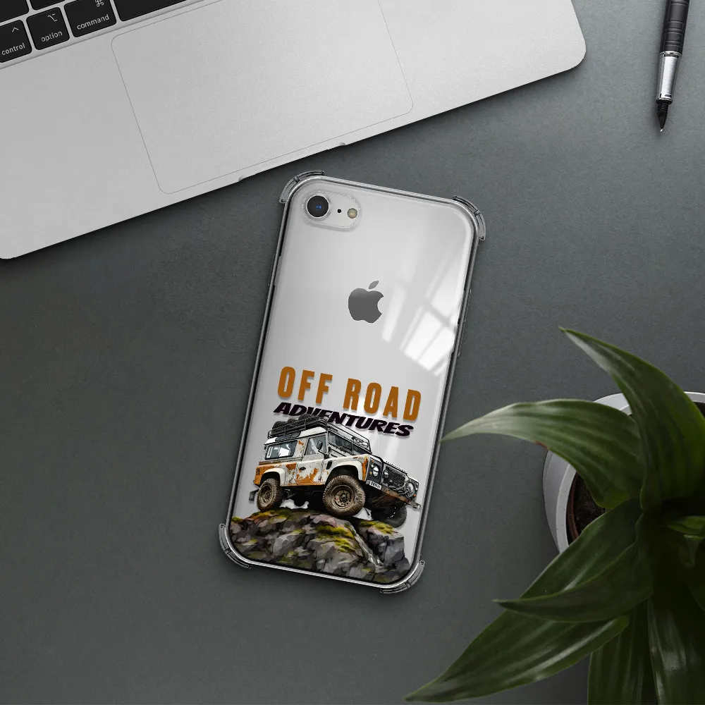 a car with rust on top Apple iPhone 7 Clear PC Case