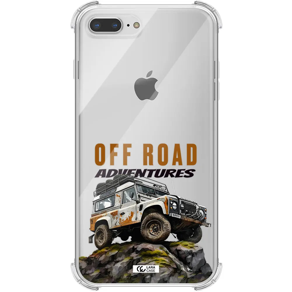a car with rust on top Apple iPhone 7 plus Clear PC Case