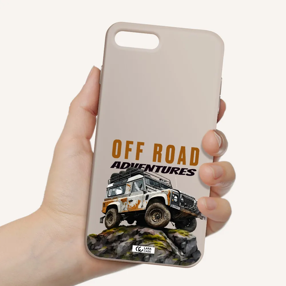 a car with rust on top Apple iPhone 7 plus Silicone Stone Case