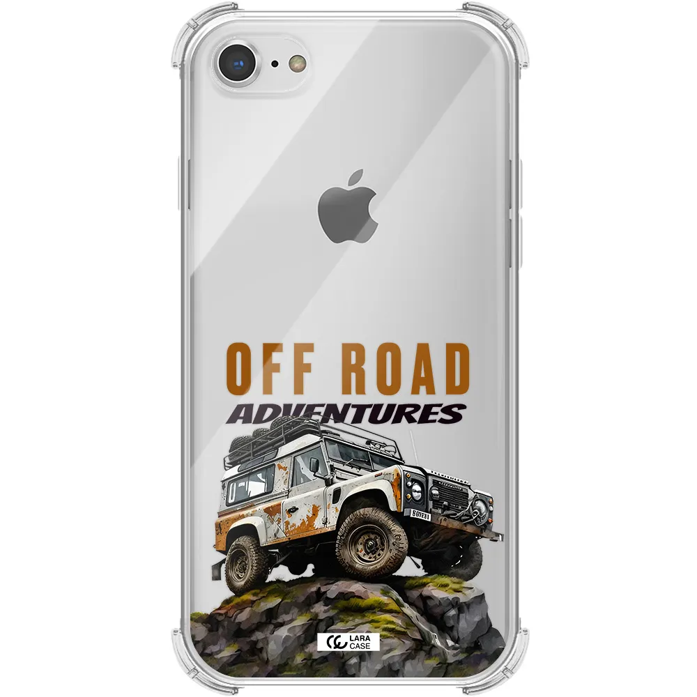 a car with rust on top Apple iPhone 8 Clear PC Case