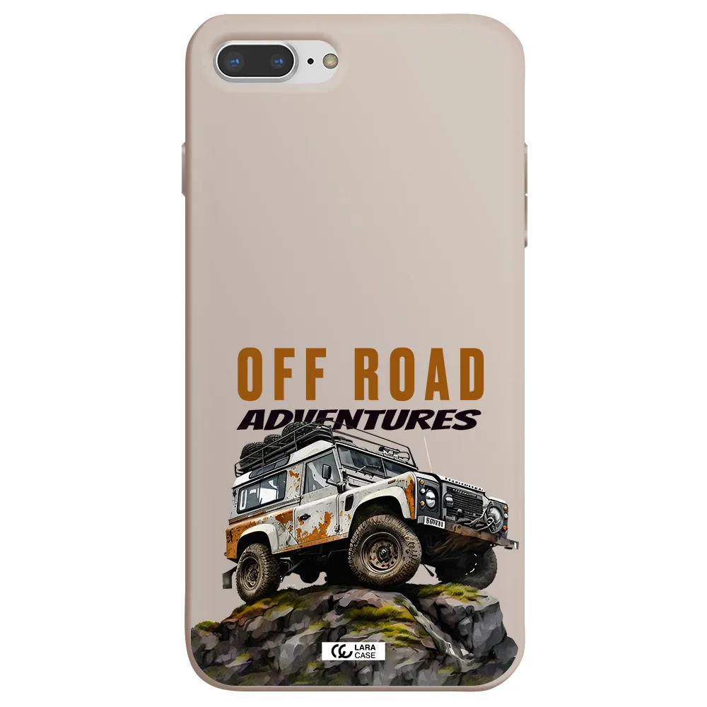 a car with rust on top Apple iPhone 8 plus Silicone Stone Case