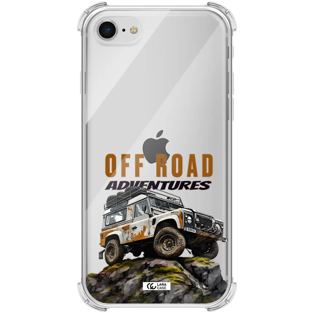 a car with rust on top Apple iPhone se 2020 Clear PC Case