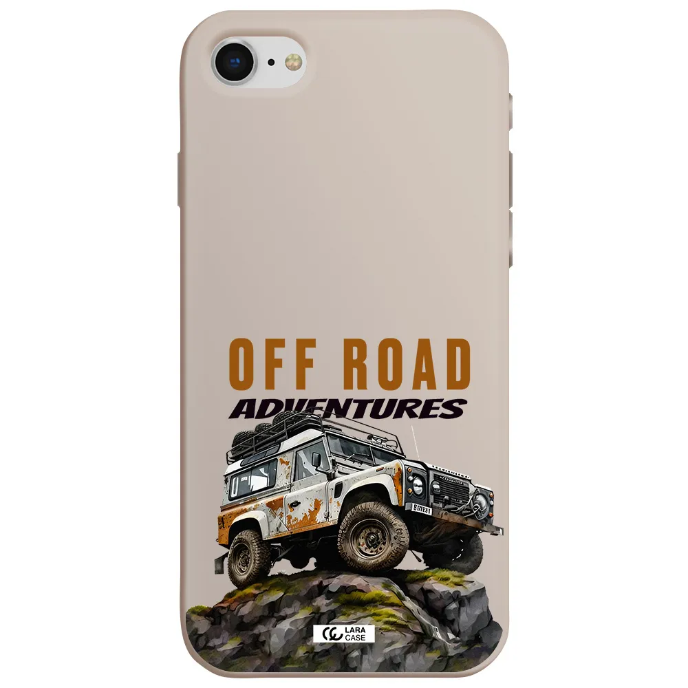 a car with rust on top Apple iPhone se 2020 Silicone Stone Case