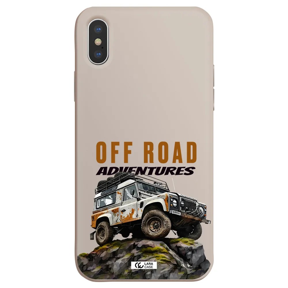 a car with rust on top Apple iPhone X Silicone Stone Case