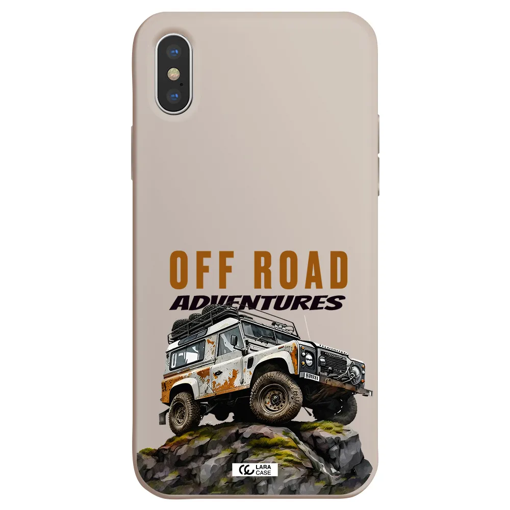 a car with rust on top Apple iPhone XS Silicone Stone Case