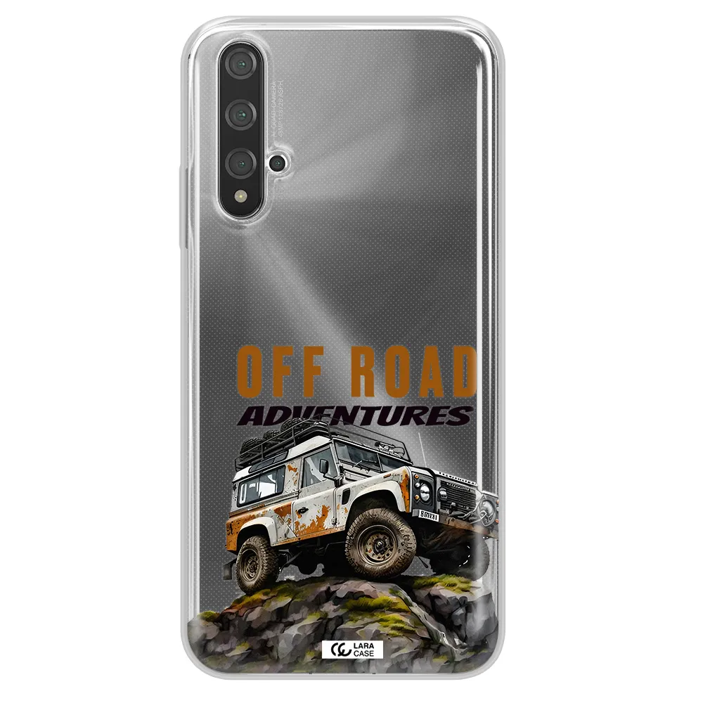 A Car With Rust On Top Huawei Nova 5T Clear Tpu Case