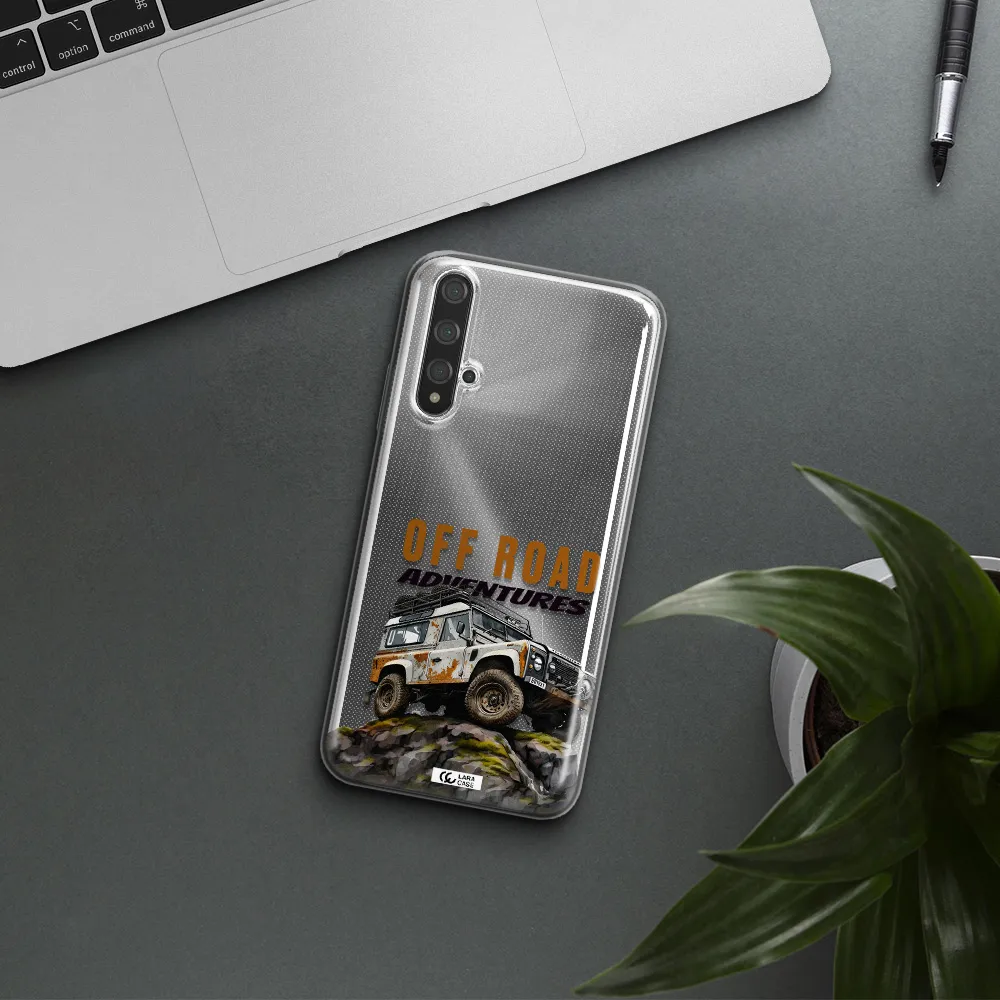 A Car With Rust On Top Huawei Nova 5T Clear Tpu Case