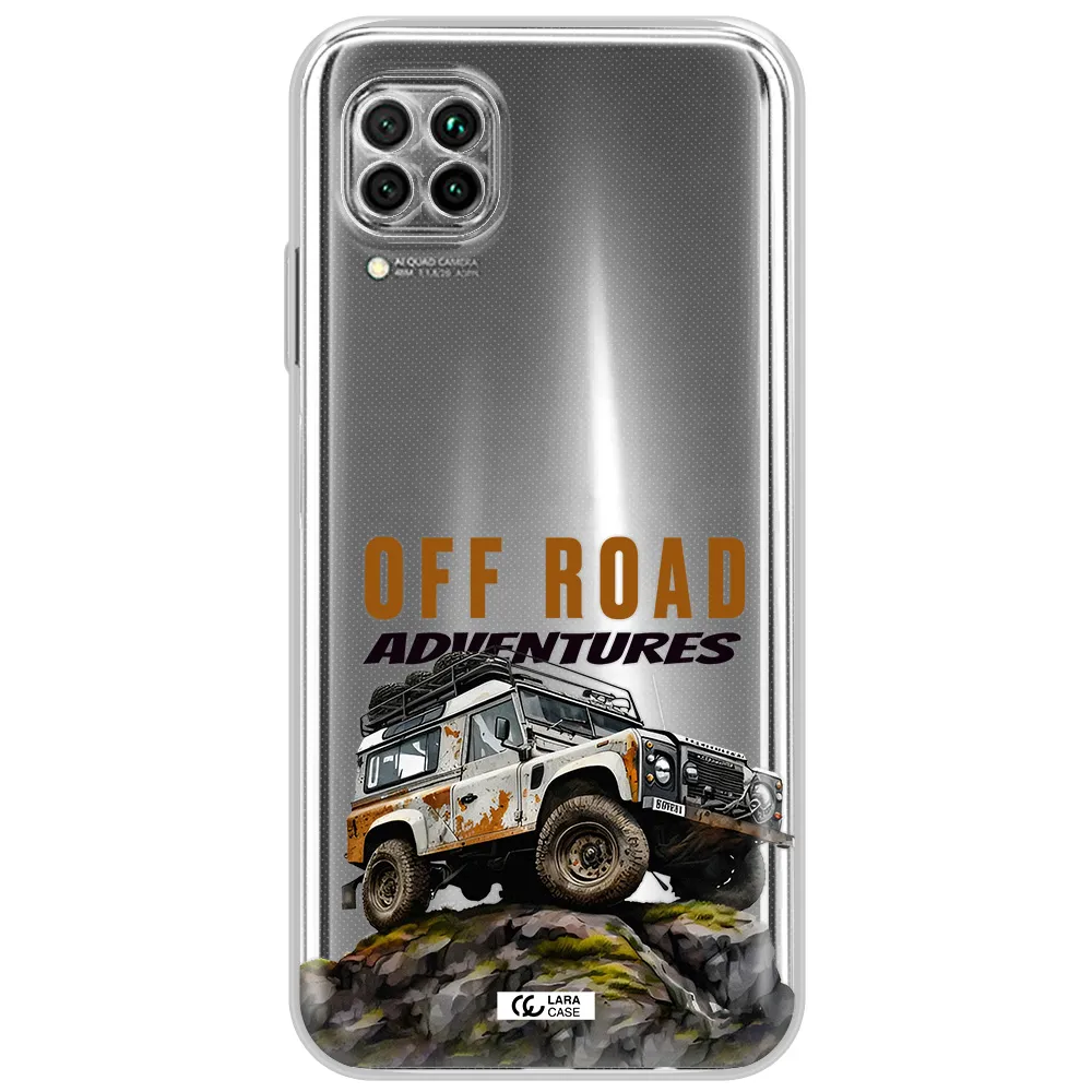 A Car With Rust On Top Huawei Nova 7I Clear Tpu Case